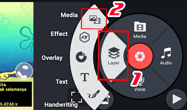 cara menambahkan layer video greenscreen