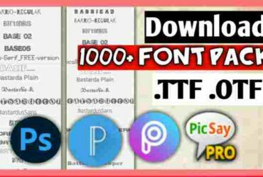 Download font ttf otf