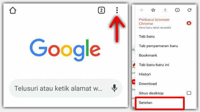 Cara Mengubah Lokasi penyimpananDownload Chrome Hp android