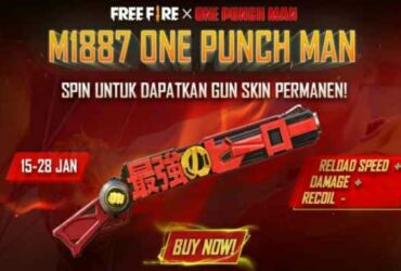 Harga Skin M1887 One Punch Man Saitama (OPM) FF