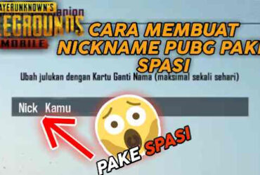 nama pubg spasi