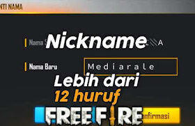 nama ff panjang 12 huruf