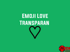 Simbol Emoji Love Transparan Kosong