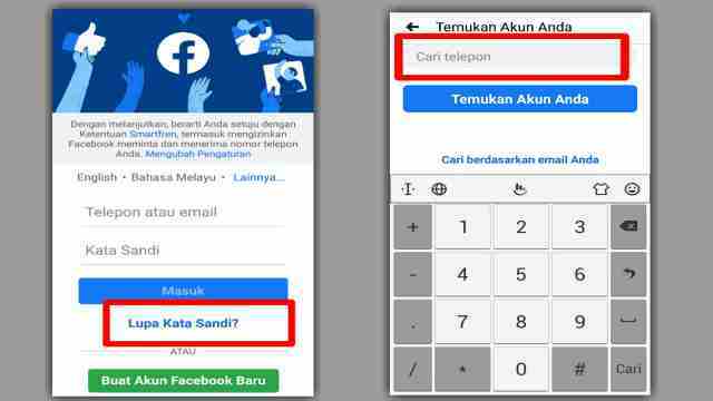Cara Mengatasi Lupa Password FB