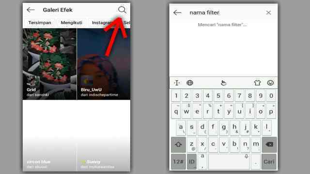 Cara Mencari Filter IG