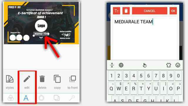 Cara Membuat Sertifikat Turnamen FF
