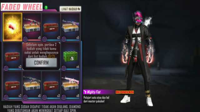 Spin Skin tinju saitama, skin tinju one punch man, skin tinju mighty fist