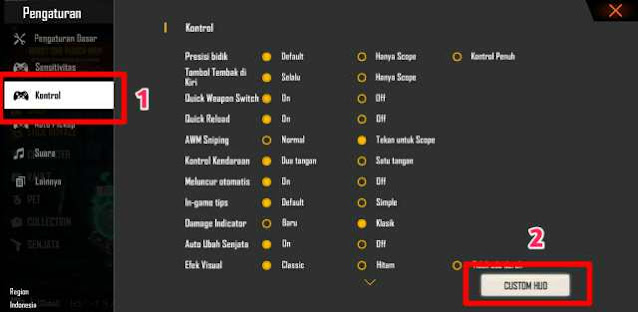 Cara Mengatur Custom HUD FF