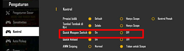 cara memunculkan tombol ganti senjata ff cara memunculkan tombol ganti senjata ff
