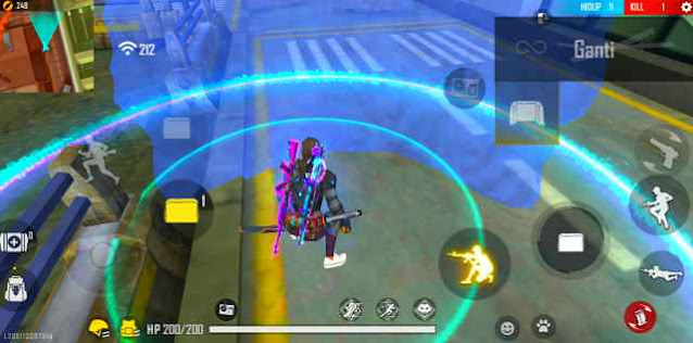 Cara Jongkok Gloo Wall di Free Fire