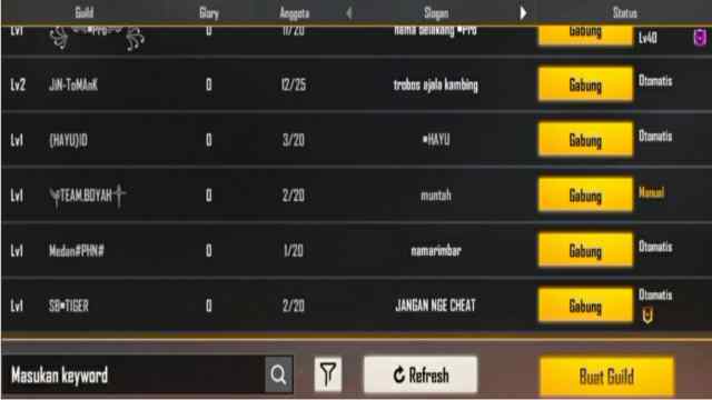 Cara Bergabung & Keluar Guild di Free Fire