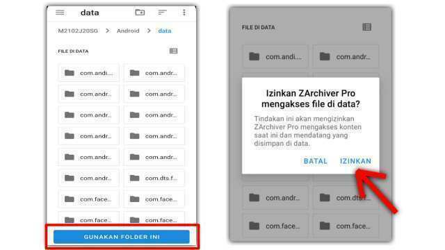 cara akses data obb android 11