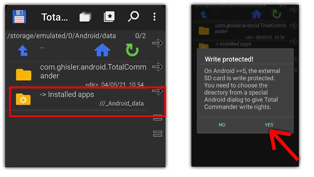cara akses data obb android 11