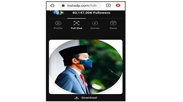 cara melihat pp ig full