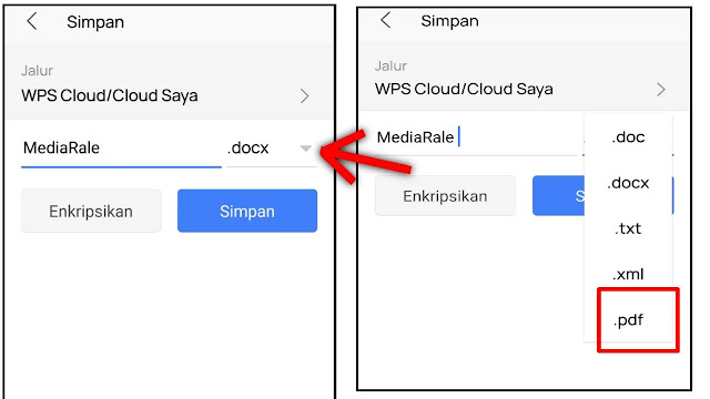 Cara Mengubah Word ke PDF di WPS Office