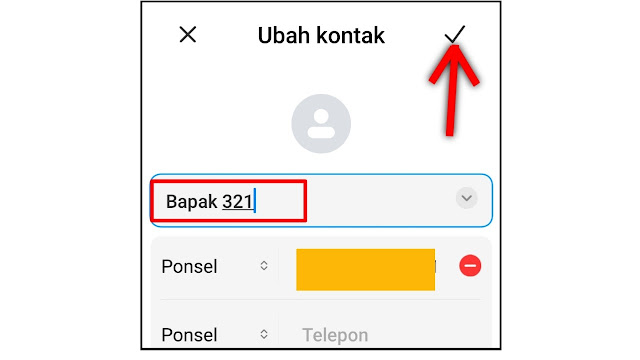 Cara Mengganti Nama Kontak WA