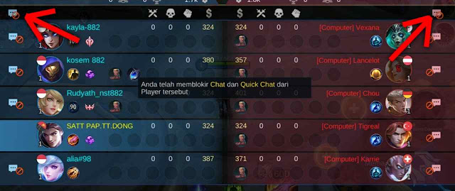 Cara Menghapus Chat di ML