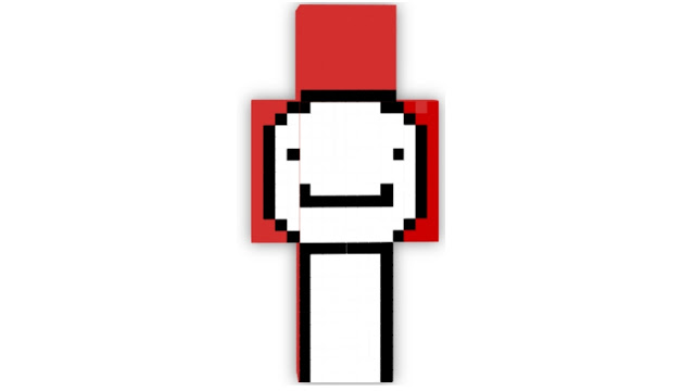 Skin Minecraft Dream merah Skin Minecraft Dream merah