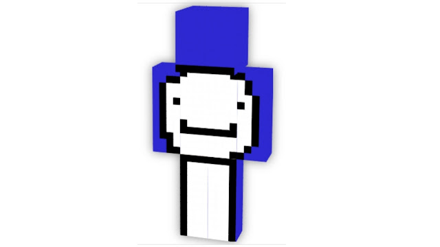 Skin Minecraft Dream Skin Minecraft Dream biru