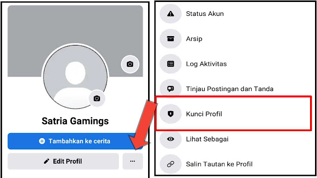 Cara Mengunci Profil di FB Cara Mengunci Profil di FB