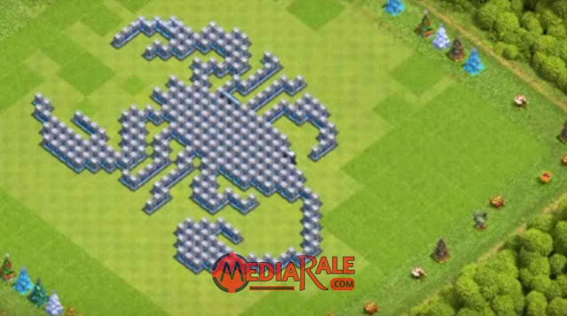 Base COC TH 13 Unik & Lucu