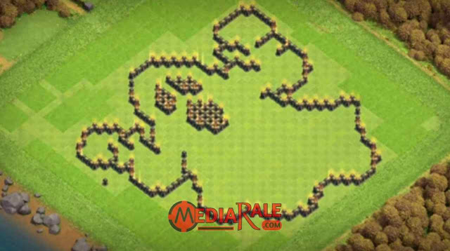 Base COC TH 9 Unik & Lucu