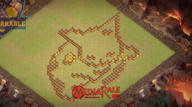 Base COC TH 10 Unik & Lucu