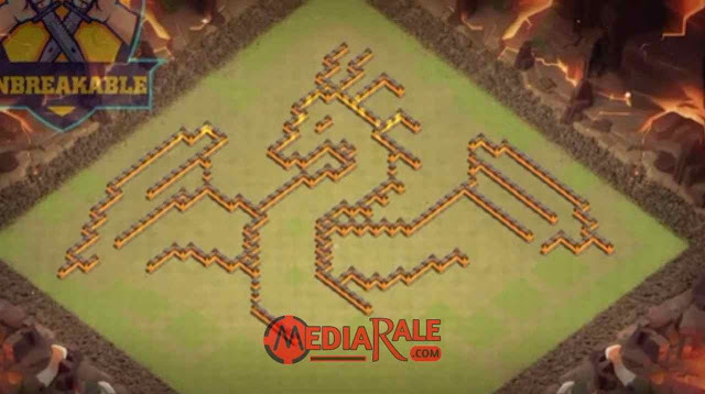 Base COC TH 10 Unik & Lucu