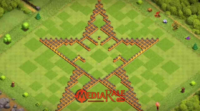 Base COC TH 10 Unik & Lucu