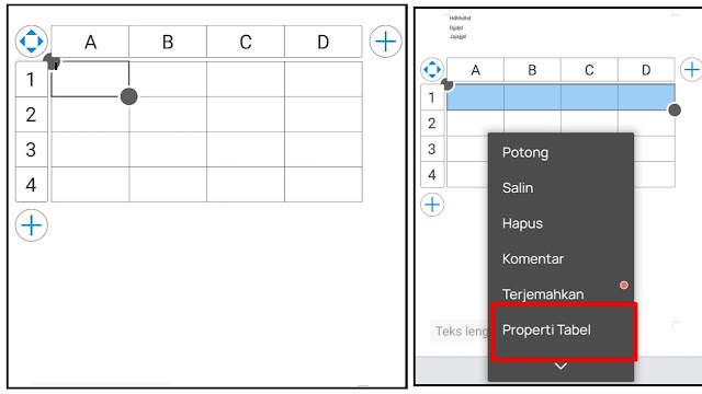 Cara Membuat Tabel di WPS Office