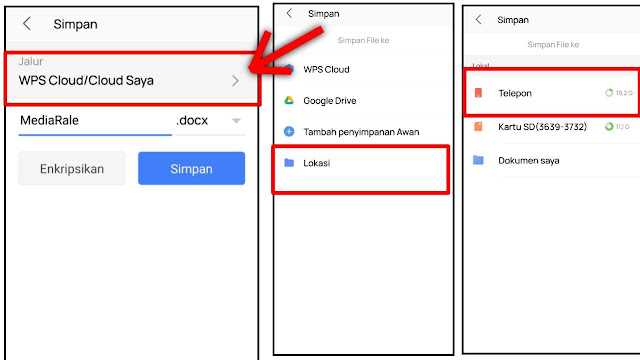 Cara Menyimpan File Dokumen di WPS Office