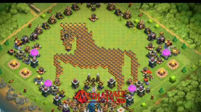 Base COC TH 12 Unik & Lucu