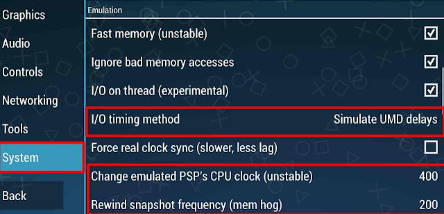 Cara Setting PPSSPP Tidak Lag Cara Setting PPSSPP Tidak Lag