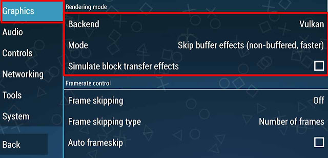 Cara Setting PPSSPP Tidak Lag Cara Setting PPSSPP Tidak Lag