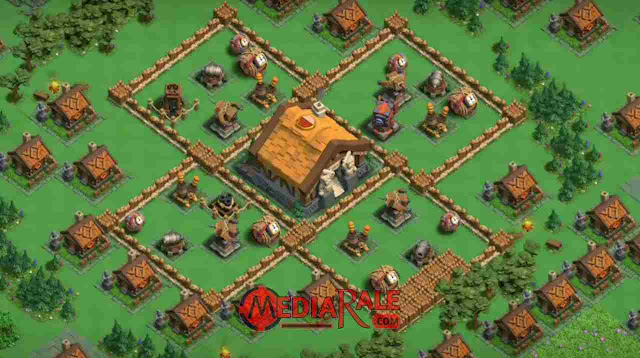 Base Puncak Ibu Kota Klan COC Level 2
