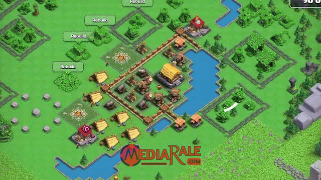 Base Kamp Orang Barbar COC Level 1