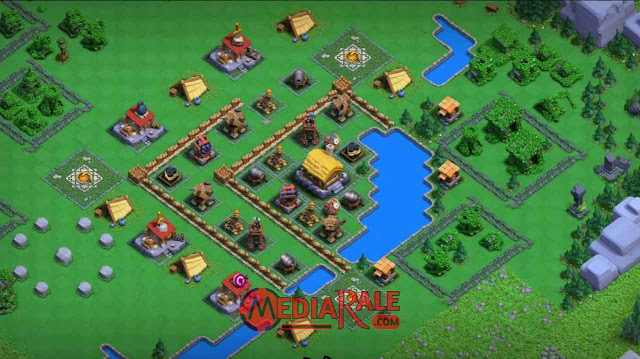 Base Kamp Orang Barbar COC Level 1