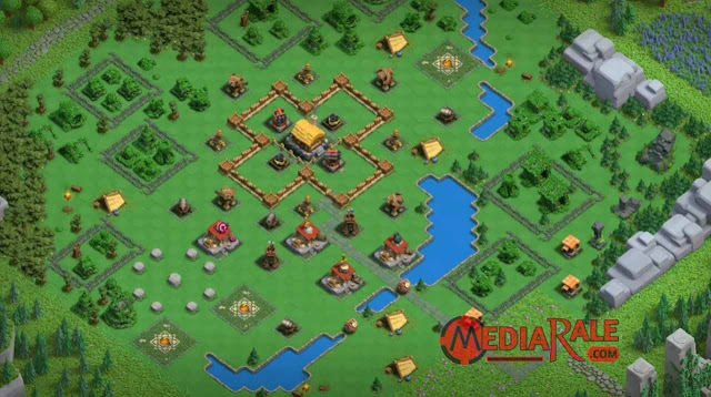 Base Kamp Orang Barbar COC Level 1