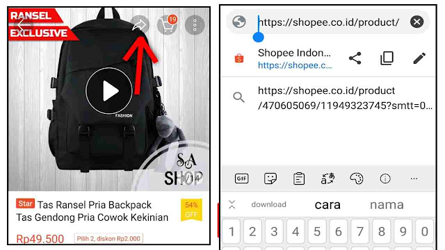 Cara Download Video di Shopee