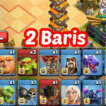 Tampilan Pasukan COC Menjadi 2 Baris