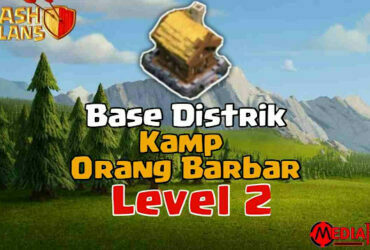 Base Distrik Kamp Orang Barbar COC Level 2