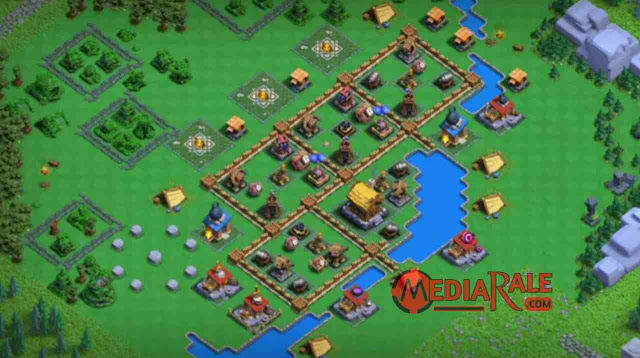 Base Kamp Orang Barbar COC Level 2
