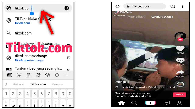 Cara Login TikTok Tanpa Aplikasi di HP