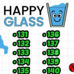 Happy Glass Level 131. 132, 133, 134, 135, 136, 137, 138, 139, & 140