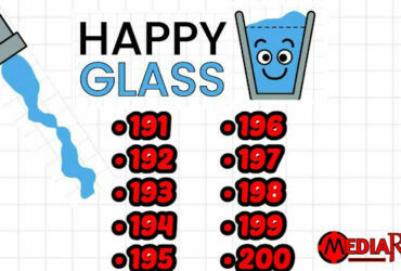 Happy Glass Level 191, 192, 193, 194, 195, 196, 197, 198, 199, & 200