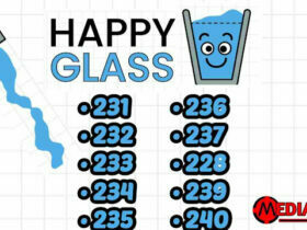 Happy Glass Level 221, 222, 233, 244, 225, 226, 227, 228, 229, & 230