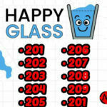 Happy Glass Level 201, 202, 203, 204, 205, 206, 207, 208, 209, & 210