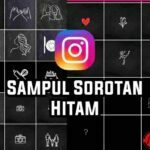 Sampul Sorotan IG Hitam (Black)