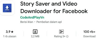 Apalikasi save story fb Apalikasi save story fb