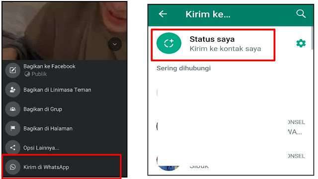 Cara Download Video Reels di FB Lite